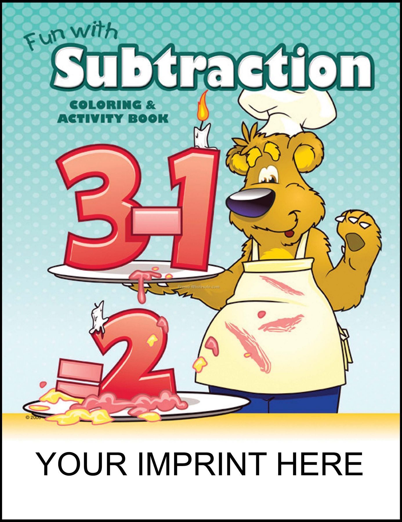 8-3/8"x10-7/8" Fun With Subtraction Coloring & Activity Book