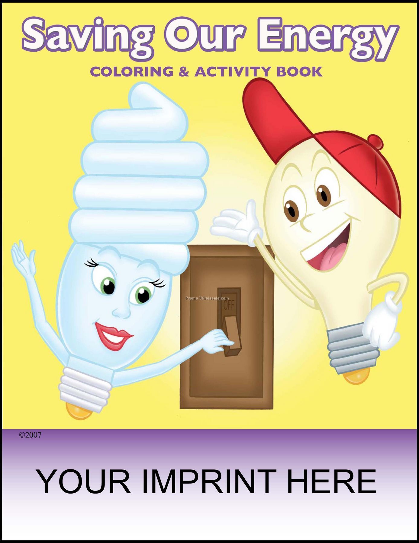 8-3/8"x10-7/8" Saving Our Energy Coloring & Activity Book