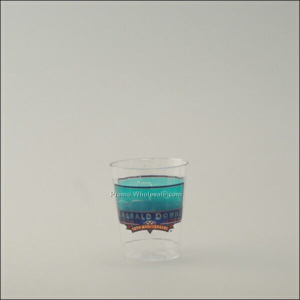 8 Oz. Clear Fluted Plastic Cup