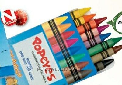 8 Piece Non-toxic Color Wax Crayon Set