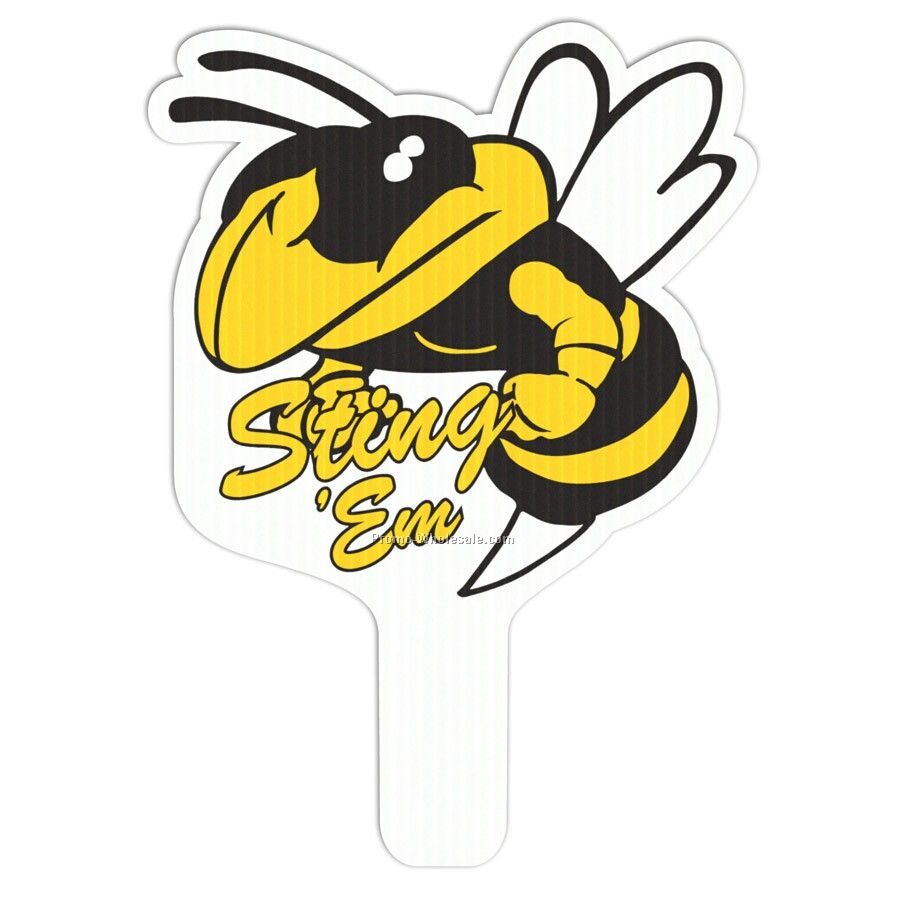 8"x12" Bumblebee Standard Hand Fan