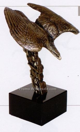 9" Determination Eagle Sculpture