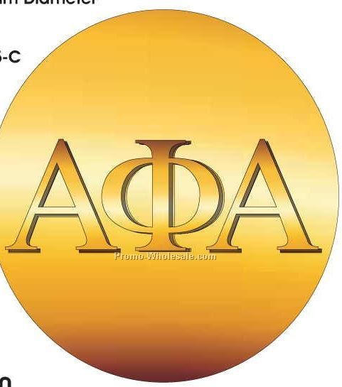 Alpha Phi Alpha Fraternity Letter Acrylic Coaster W/ Felt Back