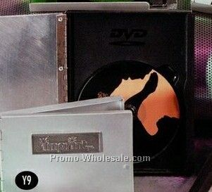 Aluminum DVD Case With Hinged Cover