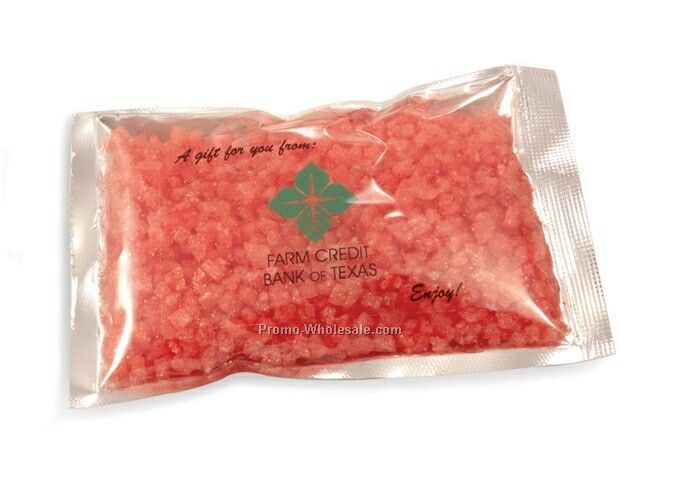 Bath Crystal Packettes - Pink/Rose Scent