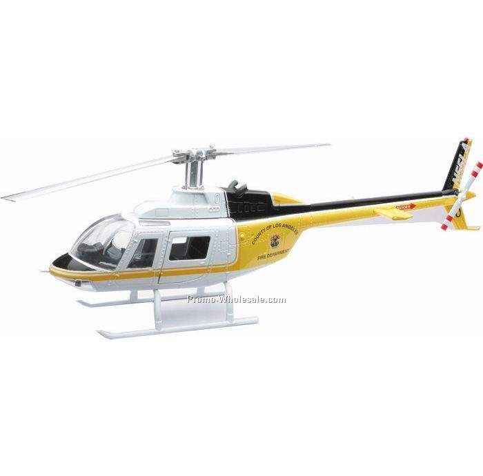 Bel 206 Jetranger Lacofd Die Cast Helicopter 1:87 Scale