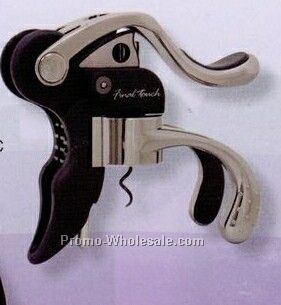 Black Chrome Corkscrew Set