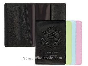 Blue Soft Lamb Leather Passport Cover