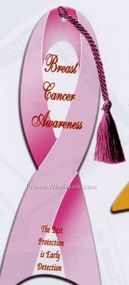 Breast Cancer Awareness Stock Window Sign Ribbon