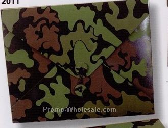 Camouflage String Tie Envelope - 11-7/8"x9-1/2"x1/4"