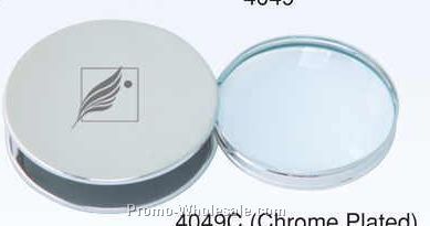 Chrome Plated Brass Magnifier (Engraved)