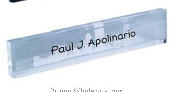 Clear Acrylic Name Plates