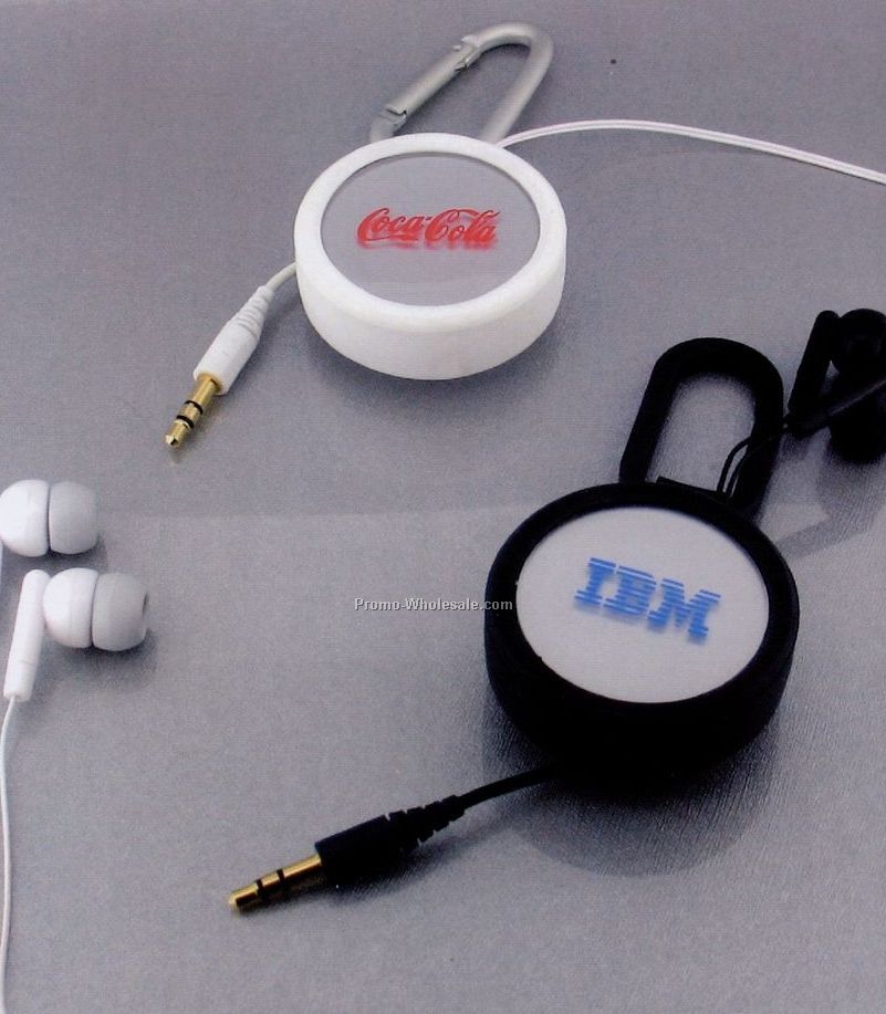 Clip-on Retractable Headphone
