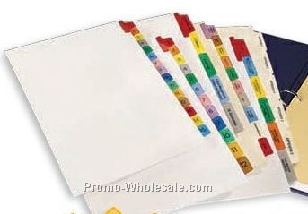 Custom Paper Index Tabs (6 Set)