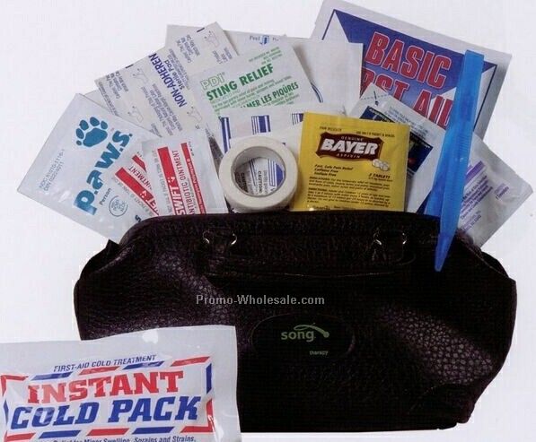 Deluxe First Aid Kit In Miniature Doctor's Bag