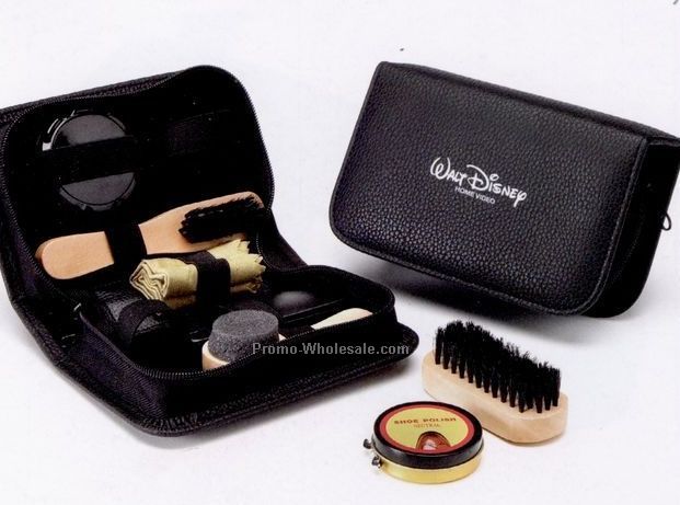 Deluxe Shoe Shine Kit ,8-in-one