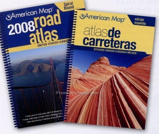 Deluxe Spanish United States Road Atlas
