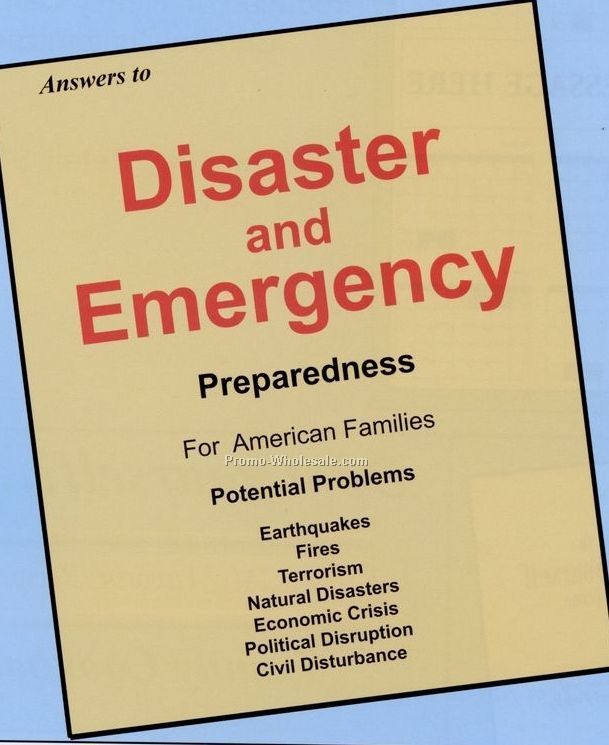 Disaster And Emergency Preparedness Book For American Families