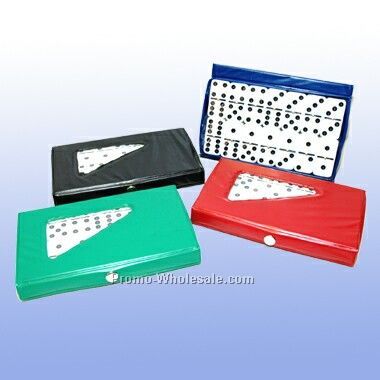 Double 6 Dominoes In Vinyl Case