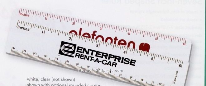 Econ-o-line 6" Vinyl Ruler