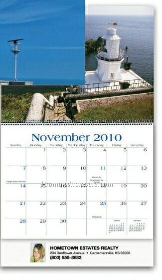 Executive Wall Calendar (Lighthouses/ Early Order)