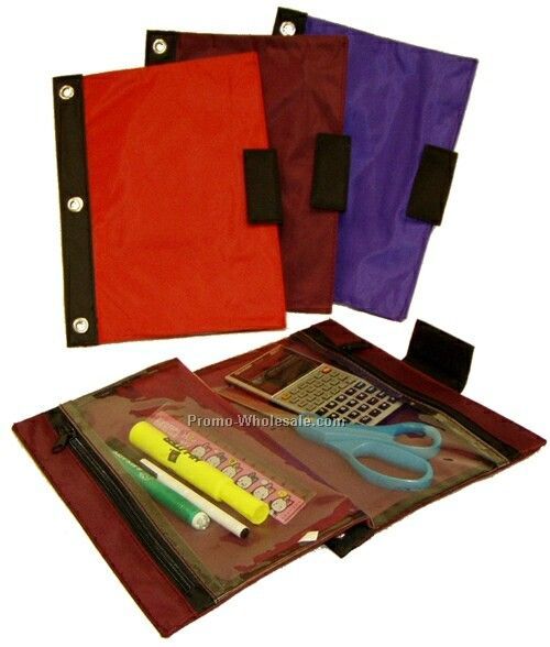 Folding 3 Ring Binder Pouch - 70d