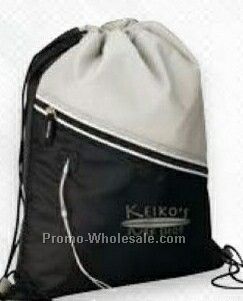 Giftcor Mazzo Gray Drawstring Cooler Bag 13"x16-1/4"
