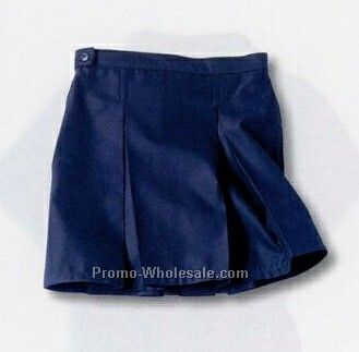 Girl's Pleated Skirt W/ Elastic Back (Sizes 4-6x)