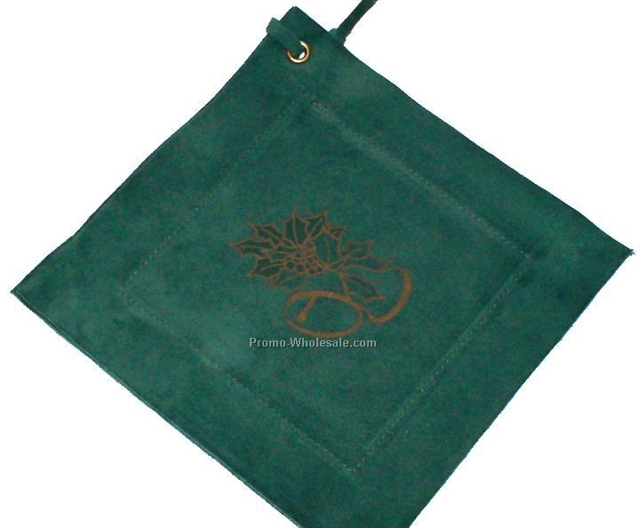 Green Washable Suede Hotholder (Pot Holder) - Lasered