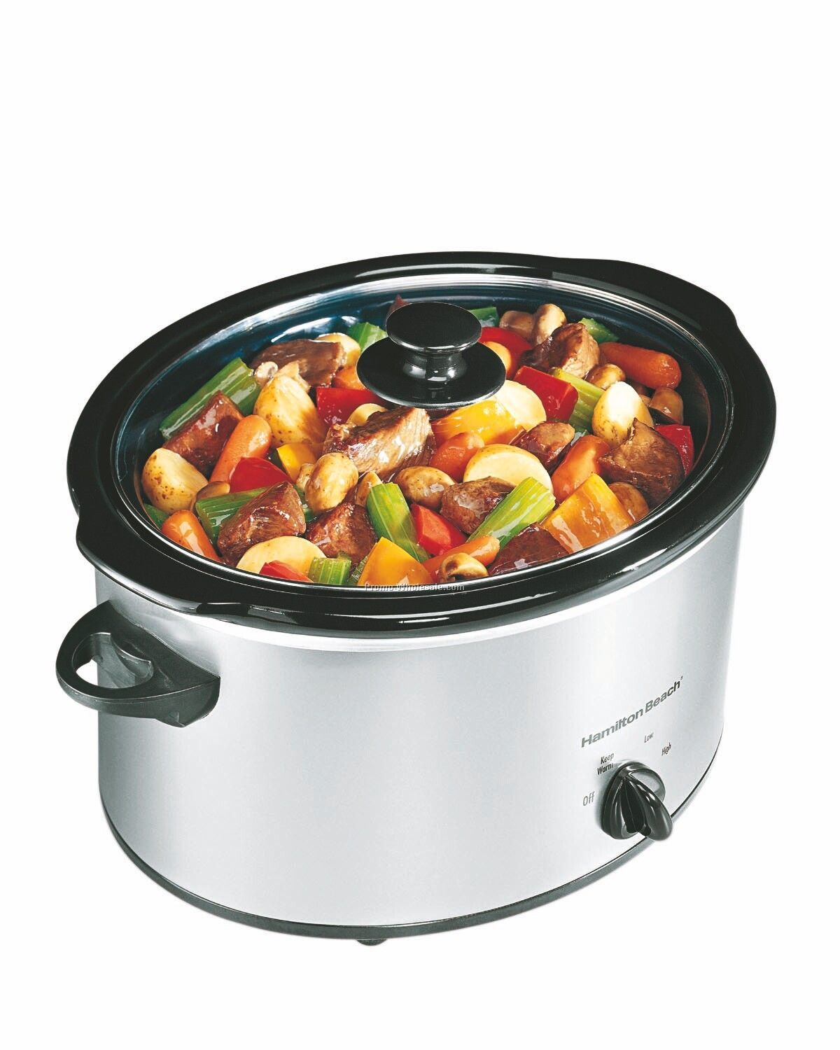 Hamilton Beach Classic Chrome 5 Quart Slow Cooker