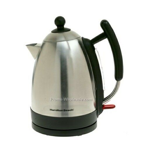 Hamilton Beach Kettle 1.7l Stainless Steel Concealed Element, Cord Free