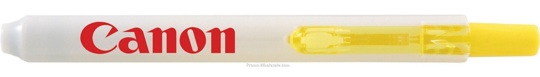 Handy-line S Ultra Slim Retractable Highlighter (White/ Yellow)