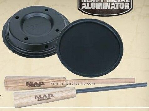 Heavy Metal Aluminator Turkey Call W/Carbon Fiber Striker & Hickory Striker