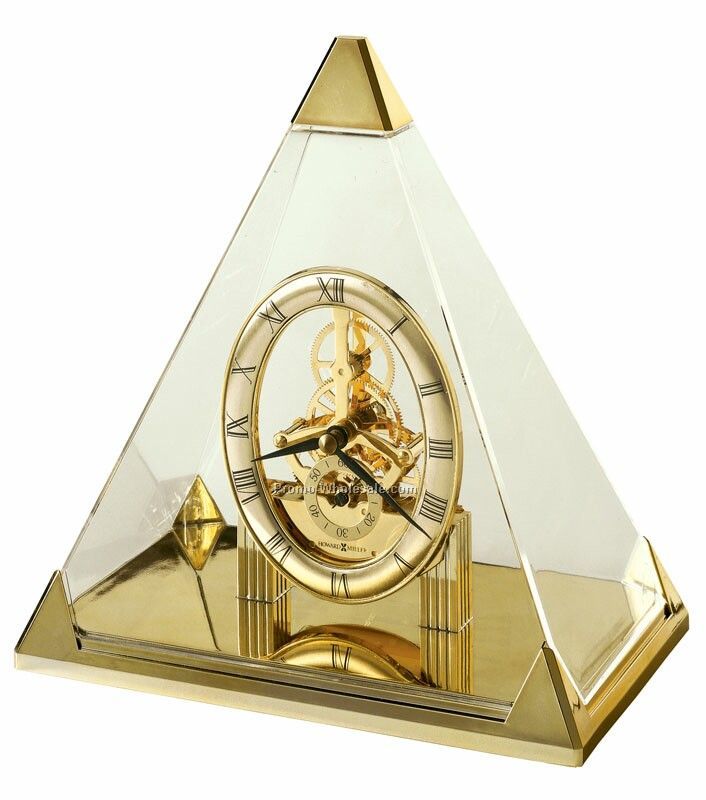 Howard Miller Visible Pyramid Table Clock (Blank)
