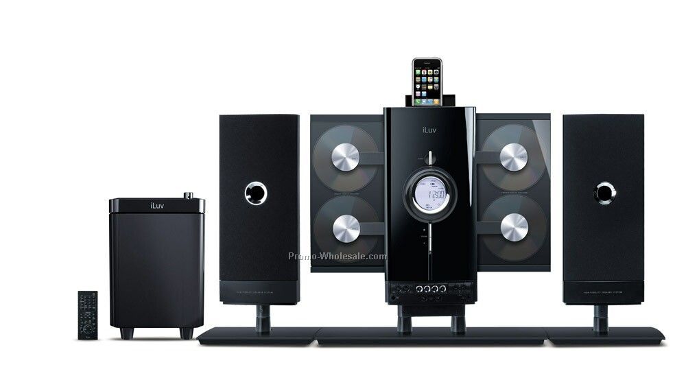Iluv 4cd/Mp3 Vertical Loading Audio System With Subwoofer