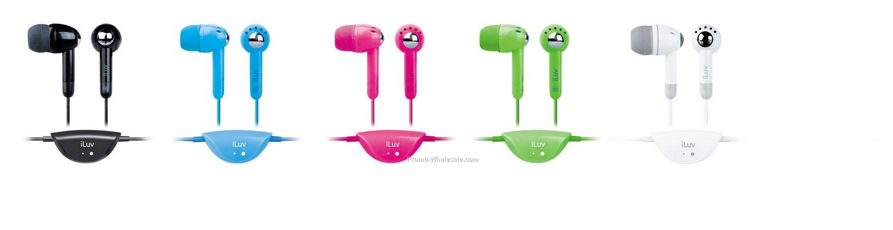 Iluv Lightweight Earphones For Ipod - Pink