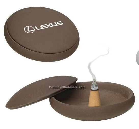 Inscents Round Ceramic Incense Container