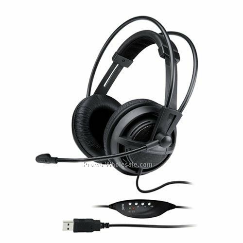 Jwin PC Headphones W/Microphone & USB Port
