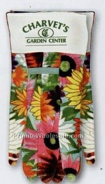 Ladies Floral Garden Glove