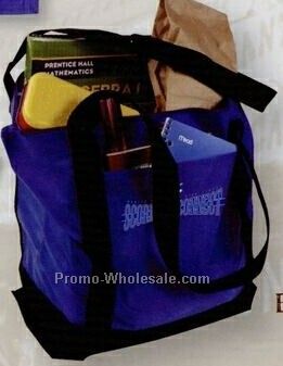 Large Eco Shopping Tote W/ Zipper