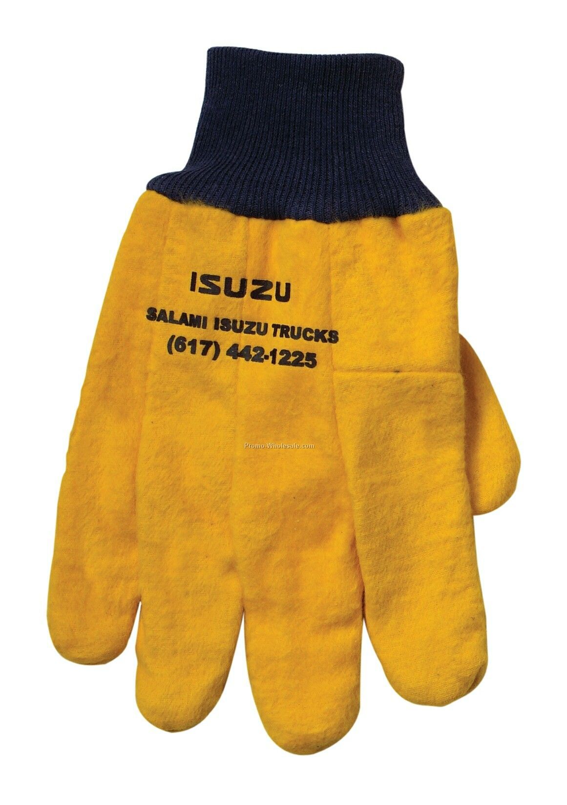 Large Economy Cotton Chore Glove With Red Knit Wrist (One Size)