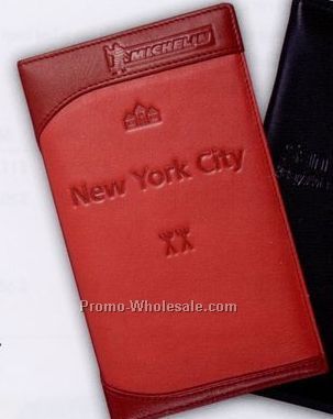 Las Vegas Michelin Guides W/ Ultra Red Leather Cover