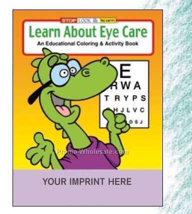 Learn About Eye Care Coloring Book