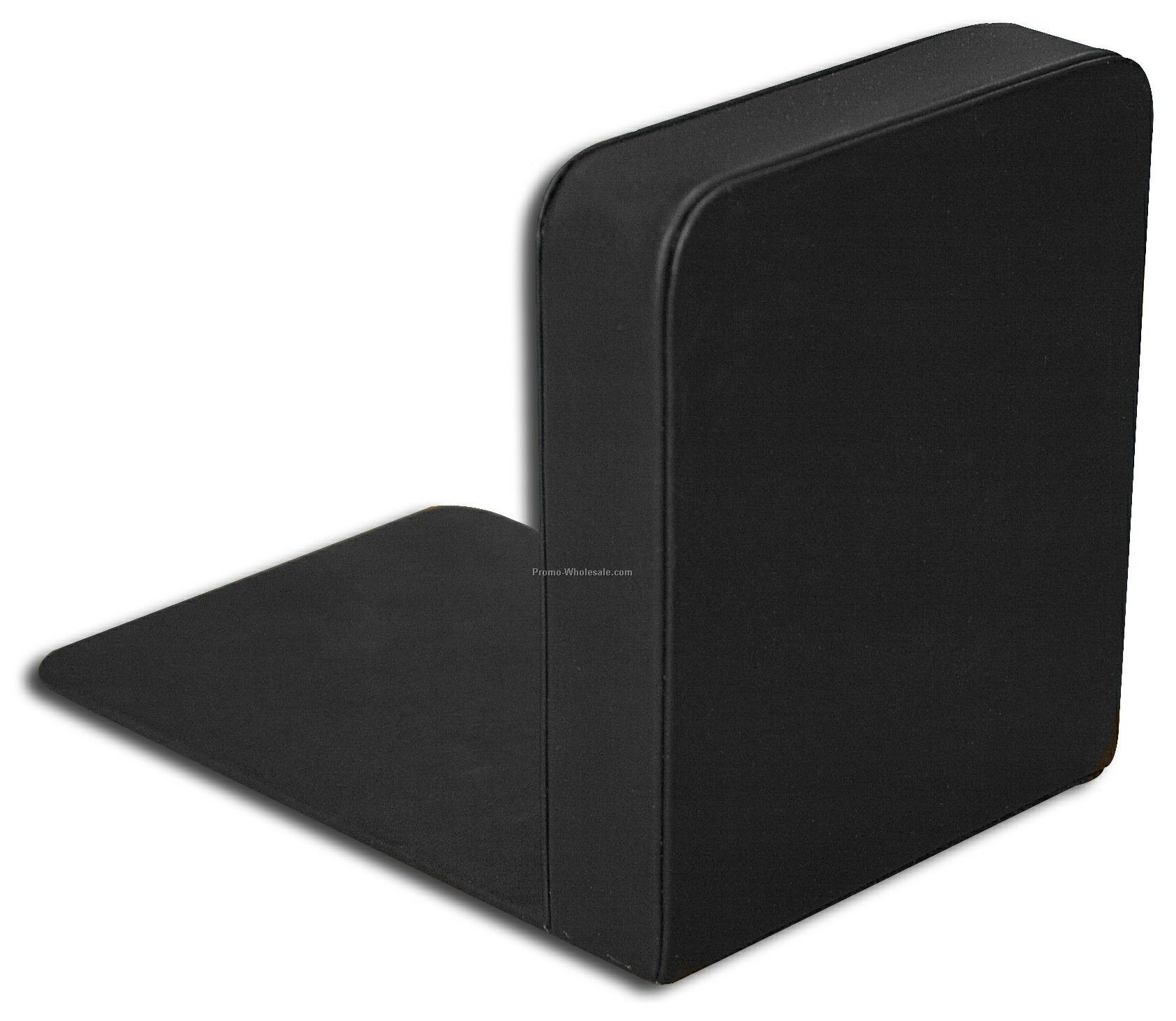 Legal Style Leather Bookends - Black