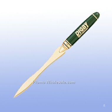 Letter Opener With Gold Accent (Screened)
