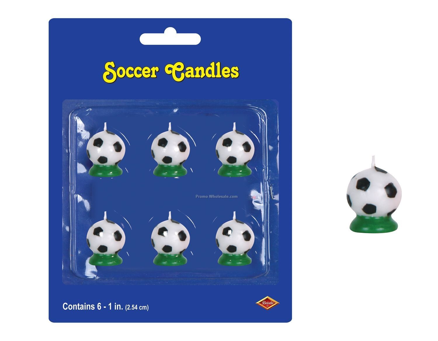 Life's Moments Birthday Candles - Soccer Ball