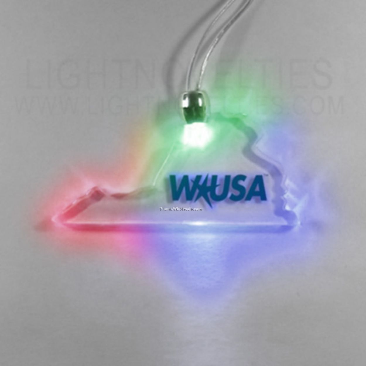 Lighted Necklace - Virginia - Multi