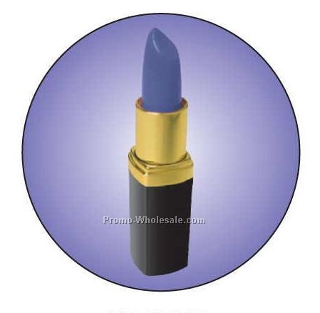 Lipstick Badge W/ Metal Pin (2-1/2")