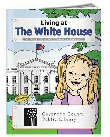 Living At The White House Coloring Book