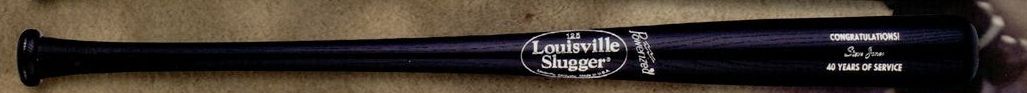 Louisville Slugger Full-size Personalized Wood Bat (Black/ Silver Imprint)